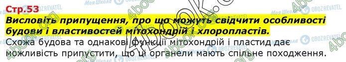 ГДЗ Біологія 9 клас сторінка Стр.53